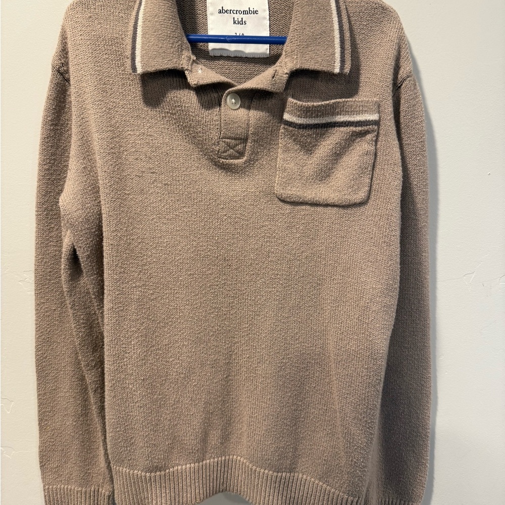 Abercrombie Kids Brown Polo Sweater